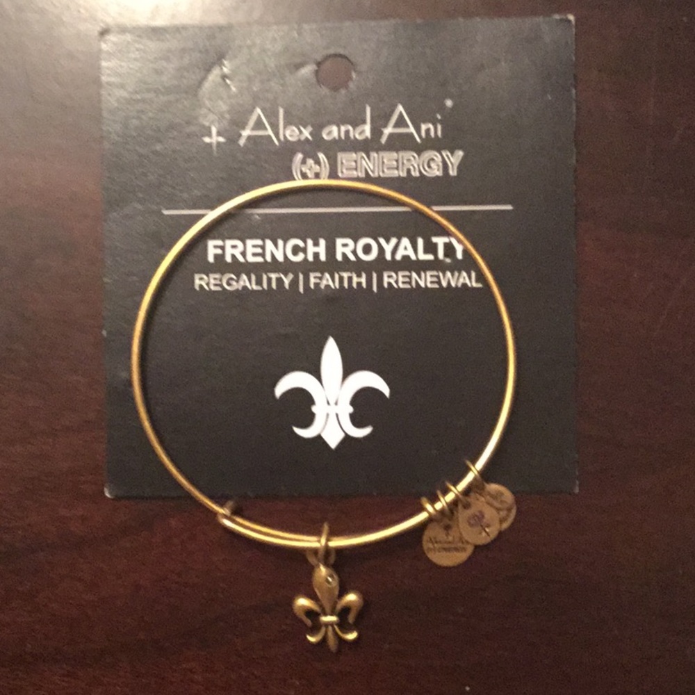 Alex and Ani French Royalty gold bracelet